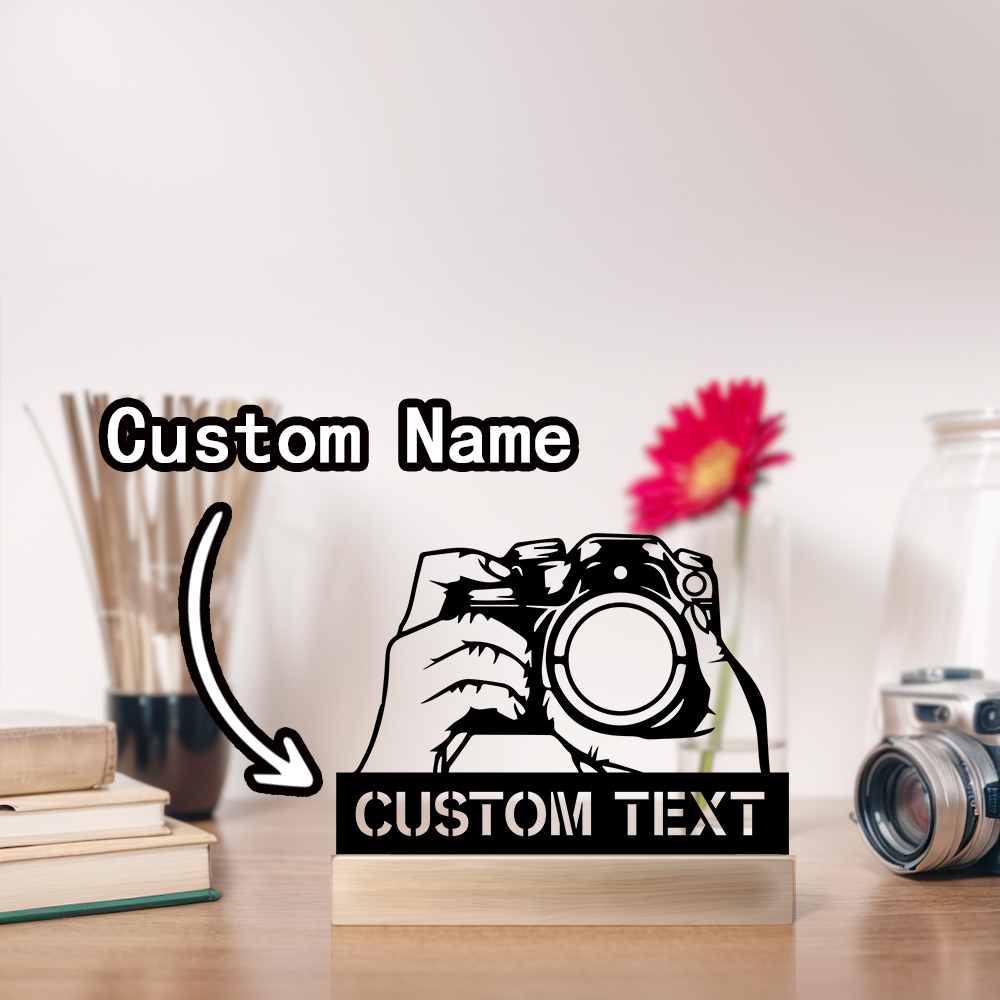Art Craft Simple - 1pc Simple Camera Customizable Letter Art