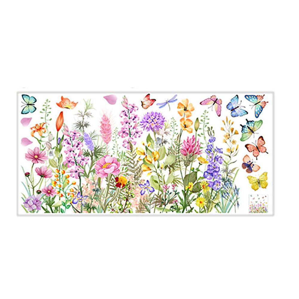 Art Craft Butterfly - Double Sided Colorful Flowers Butterfly Wall