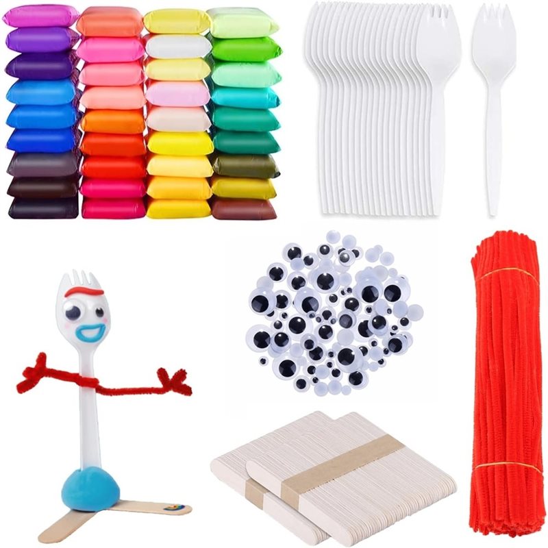 Air Dry Clay - DIY Fork Set, Air Dry Clay