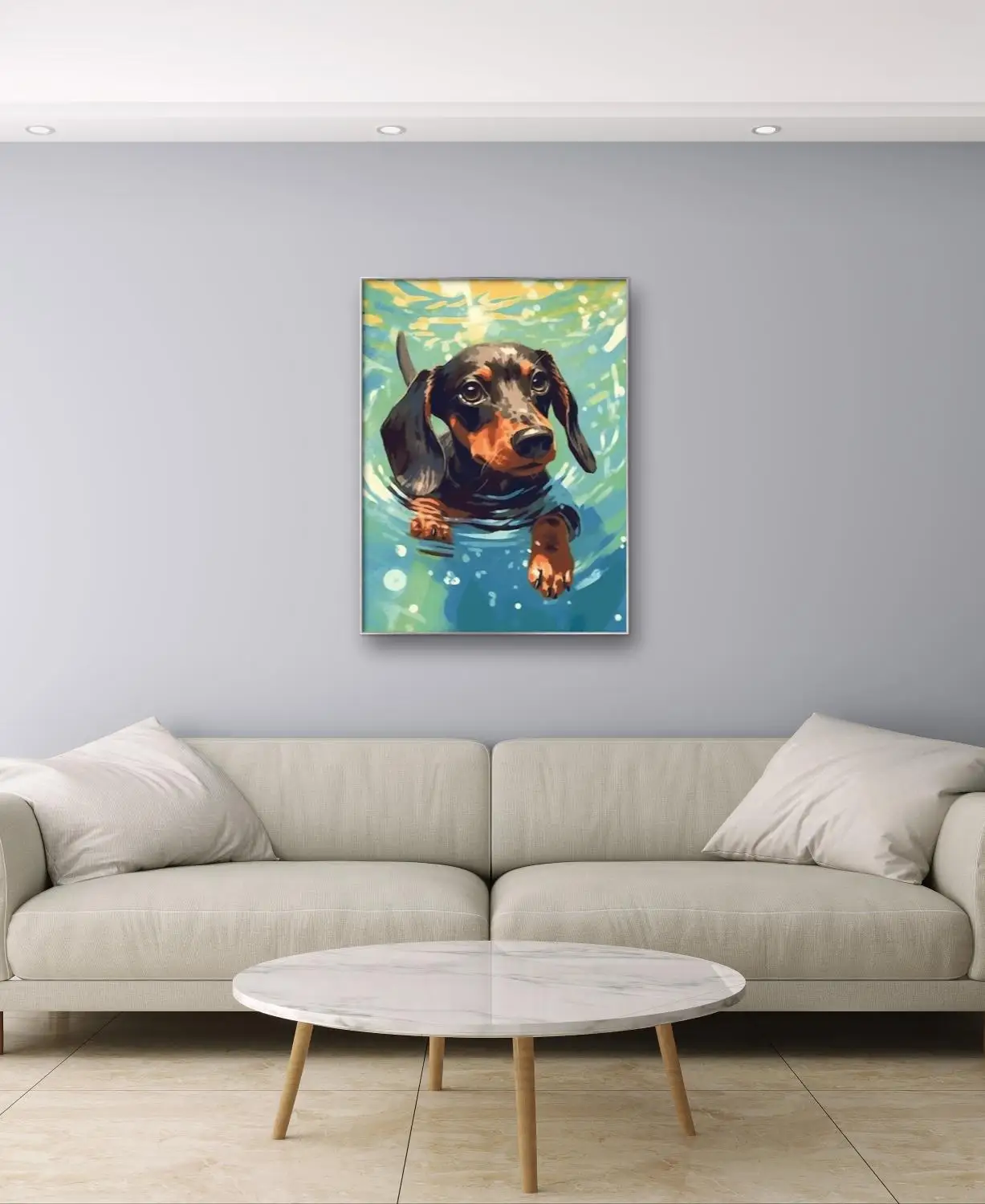 Dachshund DIY Digital Oil Pain - огляд і ціна Art Craft Simple