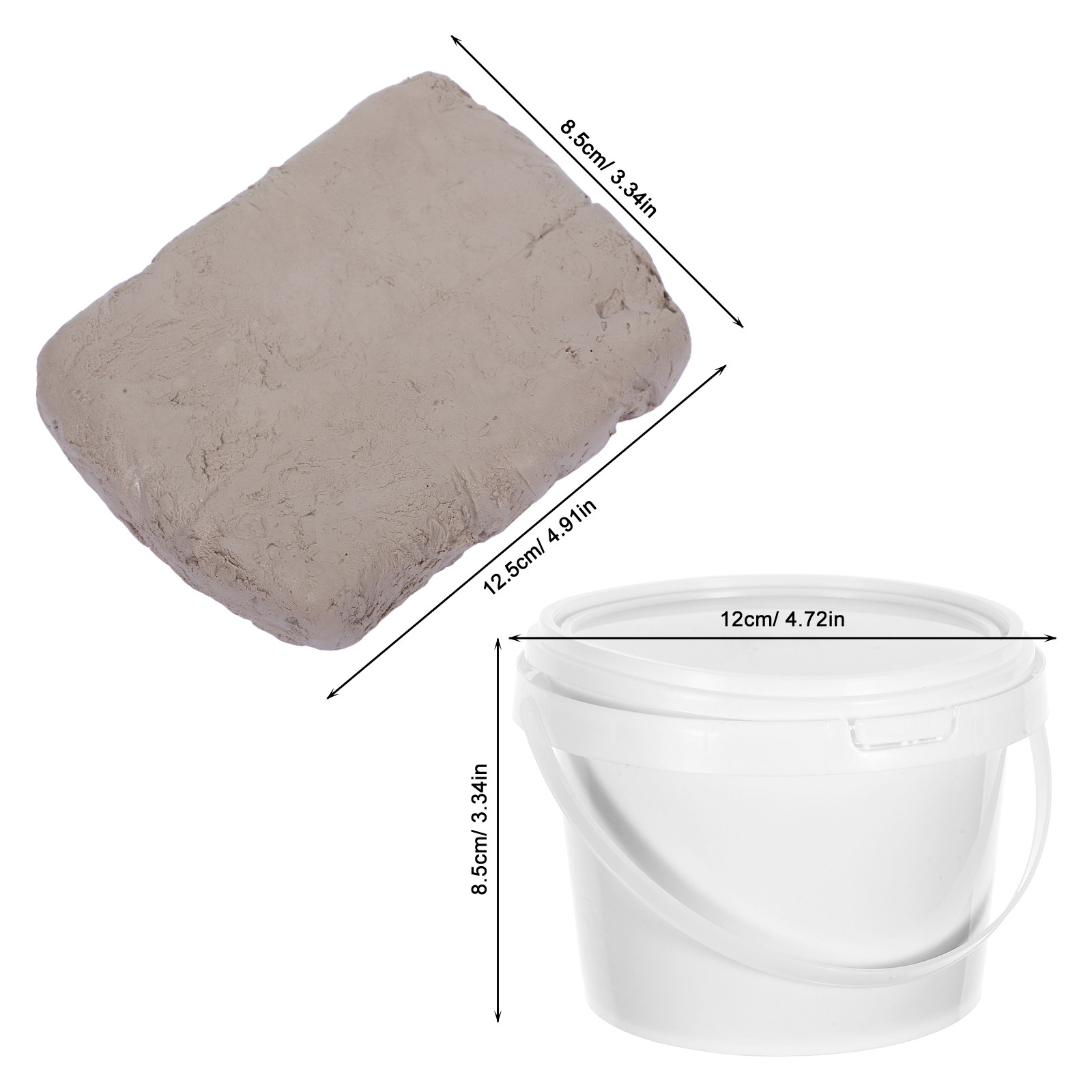1Set Air Dry Clay Tub White 50 - огляд і ціна Air Dry Clay