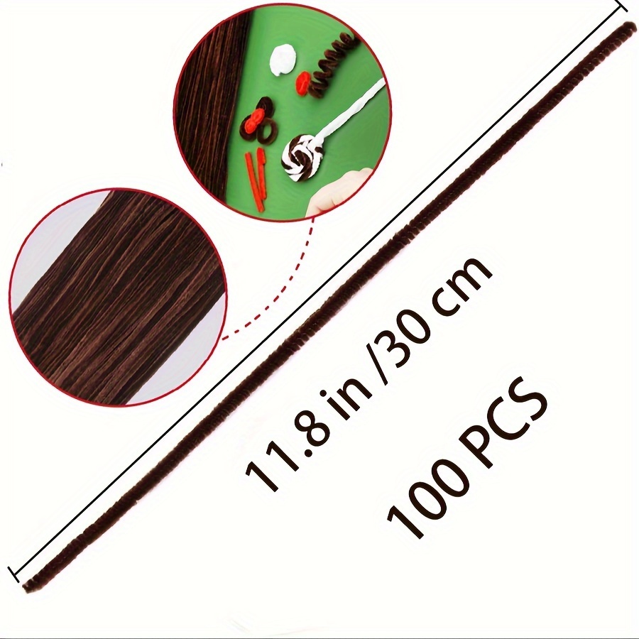 100 Pcs Coffee Pipe Cleaners,P - огляд і ціна Art Y Craft