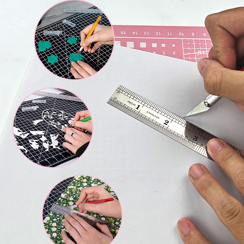A4 Pvc Hand Cutting Mat Set, A - огляд і ціна Art Craft Knife