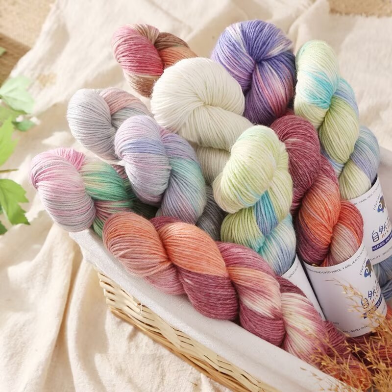 100g Soft Handmade Dyed Yarn R - огляд і ціна Art Craft 2 Year Olds