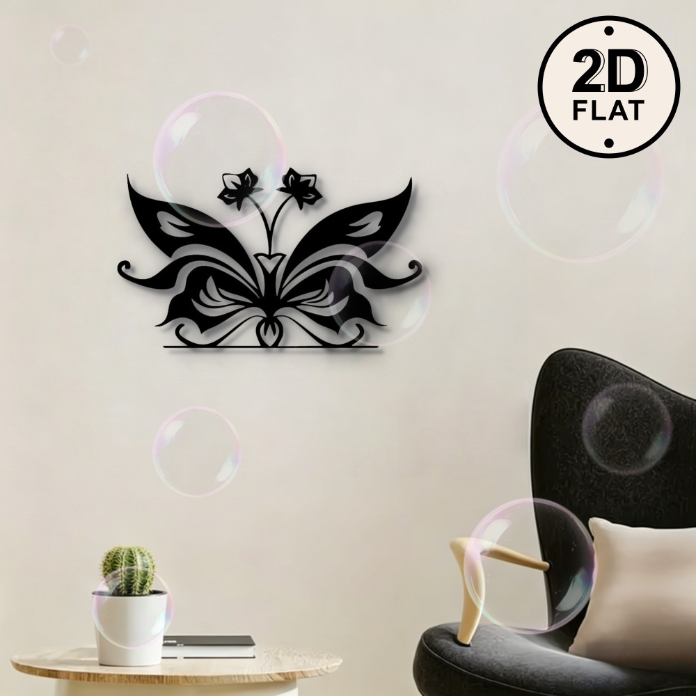 Metal Wall Art Floral Butterfl - огляд і ціна Art Craft Butterfly
