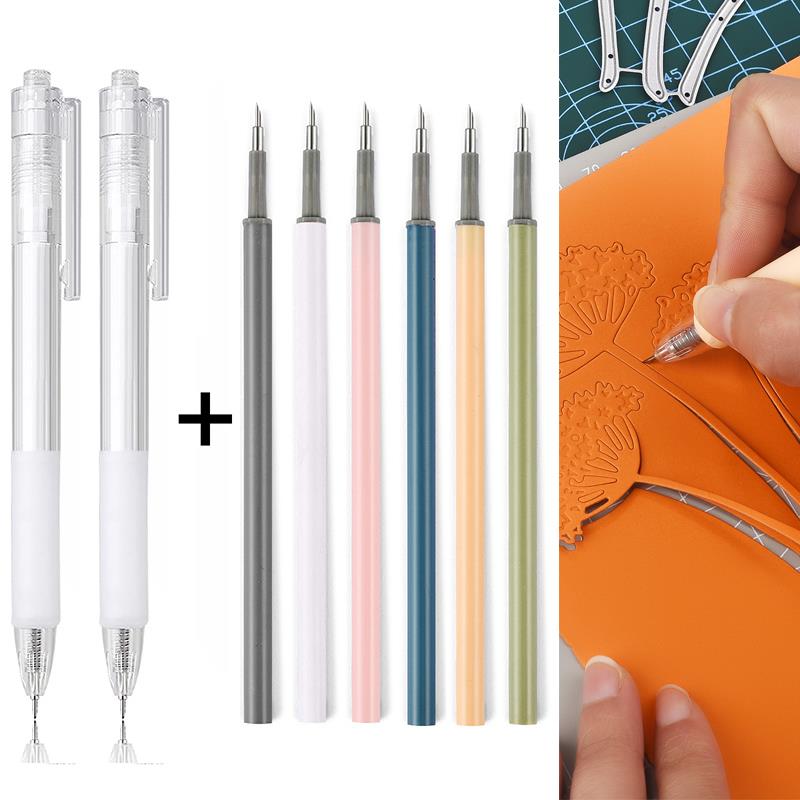 2+6Pcs Knife Pen Refill Set Ar - огляд і ціна Art Craft Knife