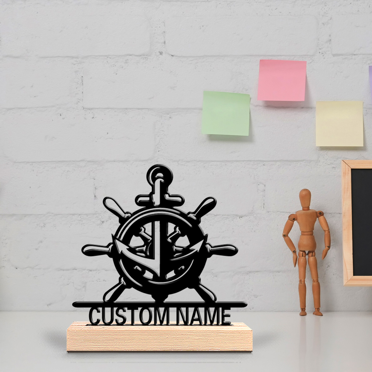 1pc Simple boat anchor Custom  - огляд і ціна Art Craft Simple