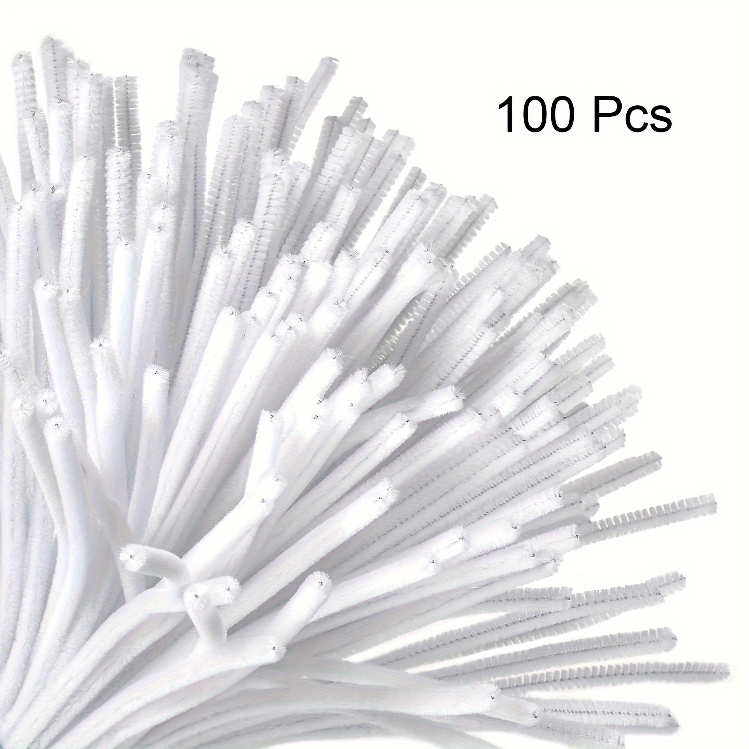 100 Pcs White Pipe Cleaners,Pi - огляд і ціна Art Y Craft