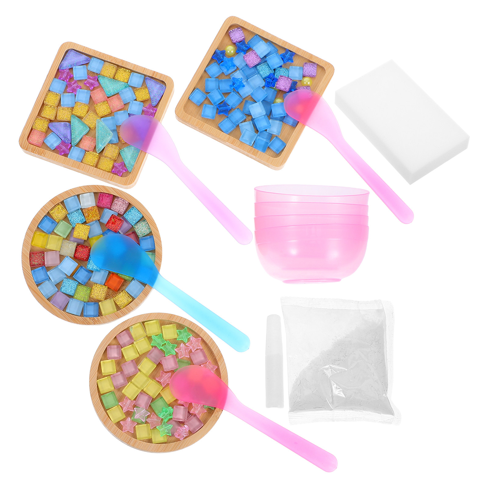 4Sets Mosaic Craft Kit DIY Col - огляд і ціна Mosaic Tile Supply