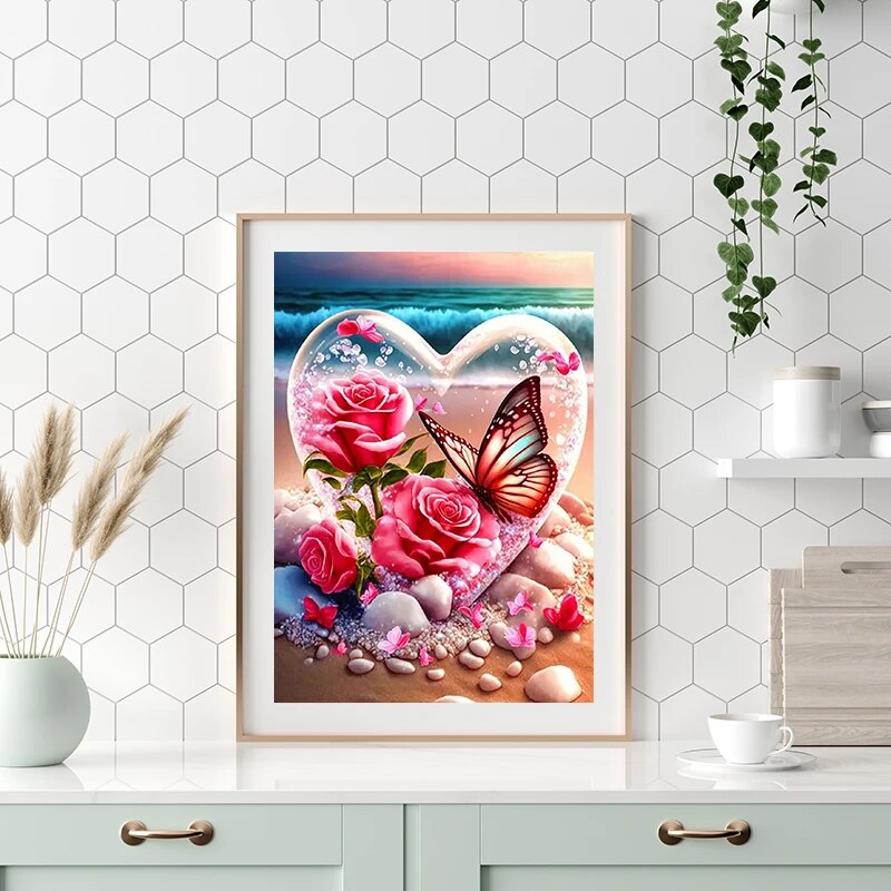 Butterfly Diamond Mosaic Rose  - огляд і ціна Art Craft Butterfly
