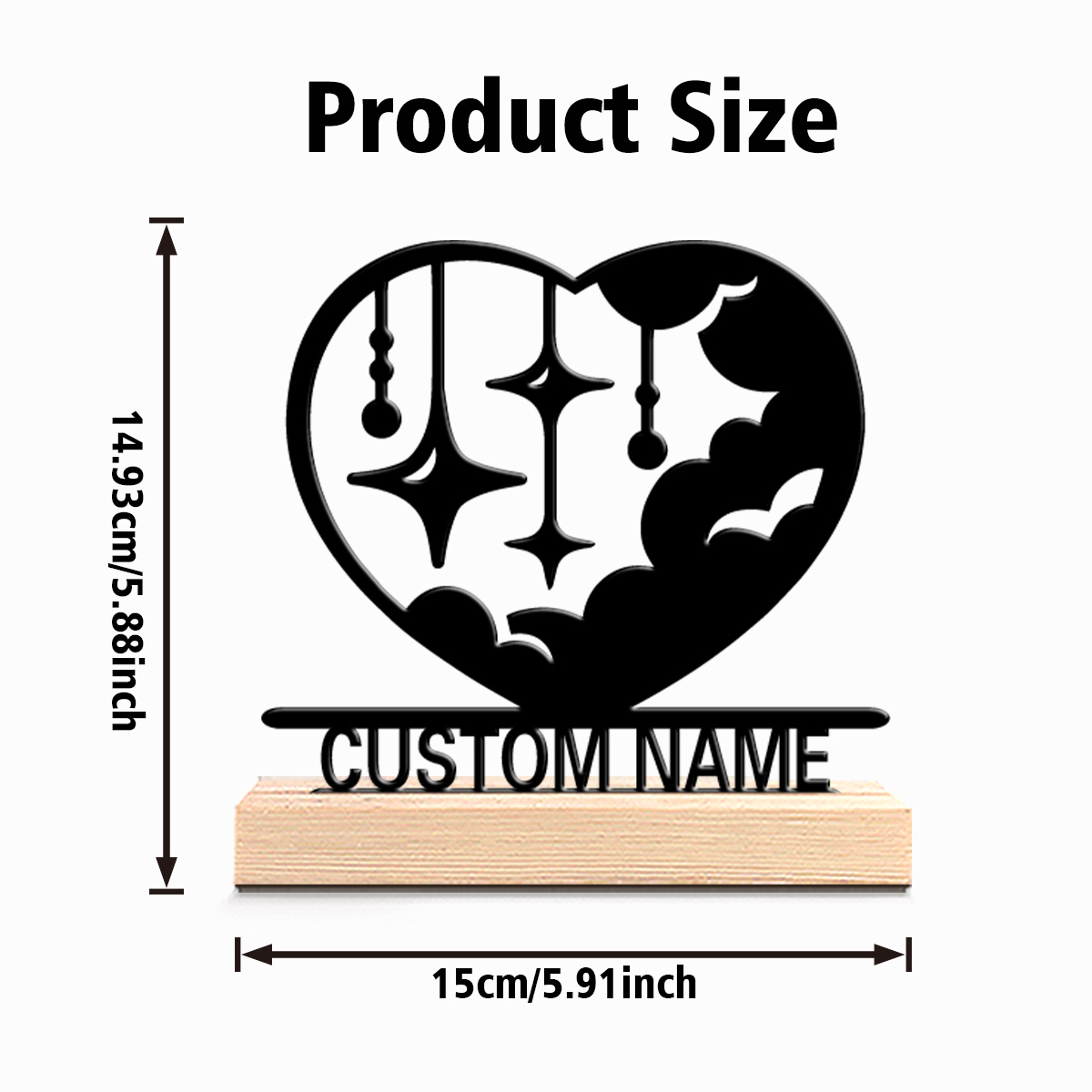 1pc Fashion love cloud Customi - огляд і ціна Art Y Craft