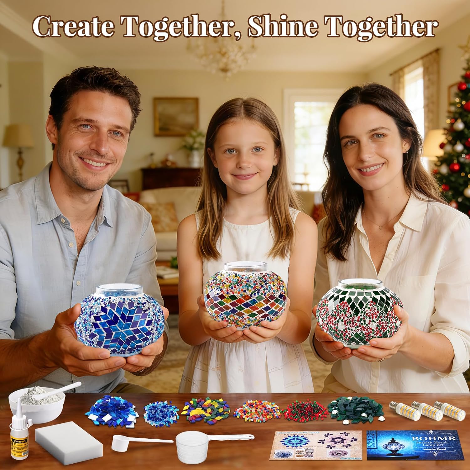 DIY 3 Globe Turkish Mosaic Lam - огляд і ціна Art Craft Diy