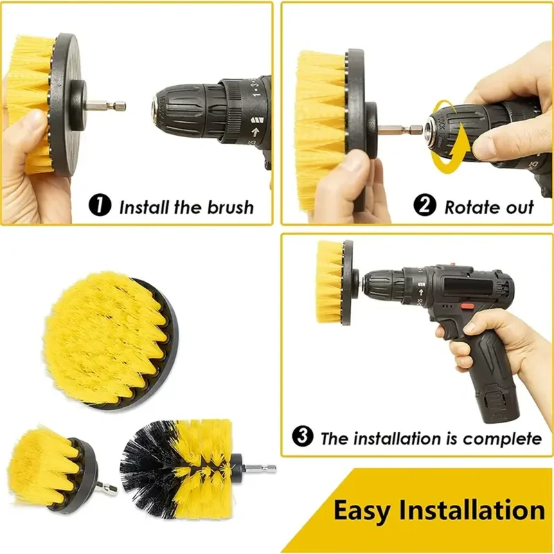 3 pcs/set drill brush set powe - огляд і ціна Mosaic Tile Supply