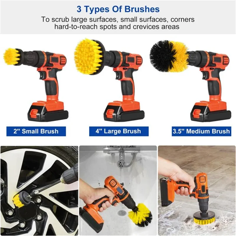 3 pcs/set drill brush set powe - огляд і ціна Mosaic Tile Supply