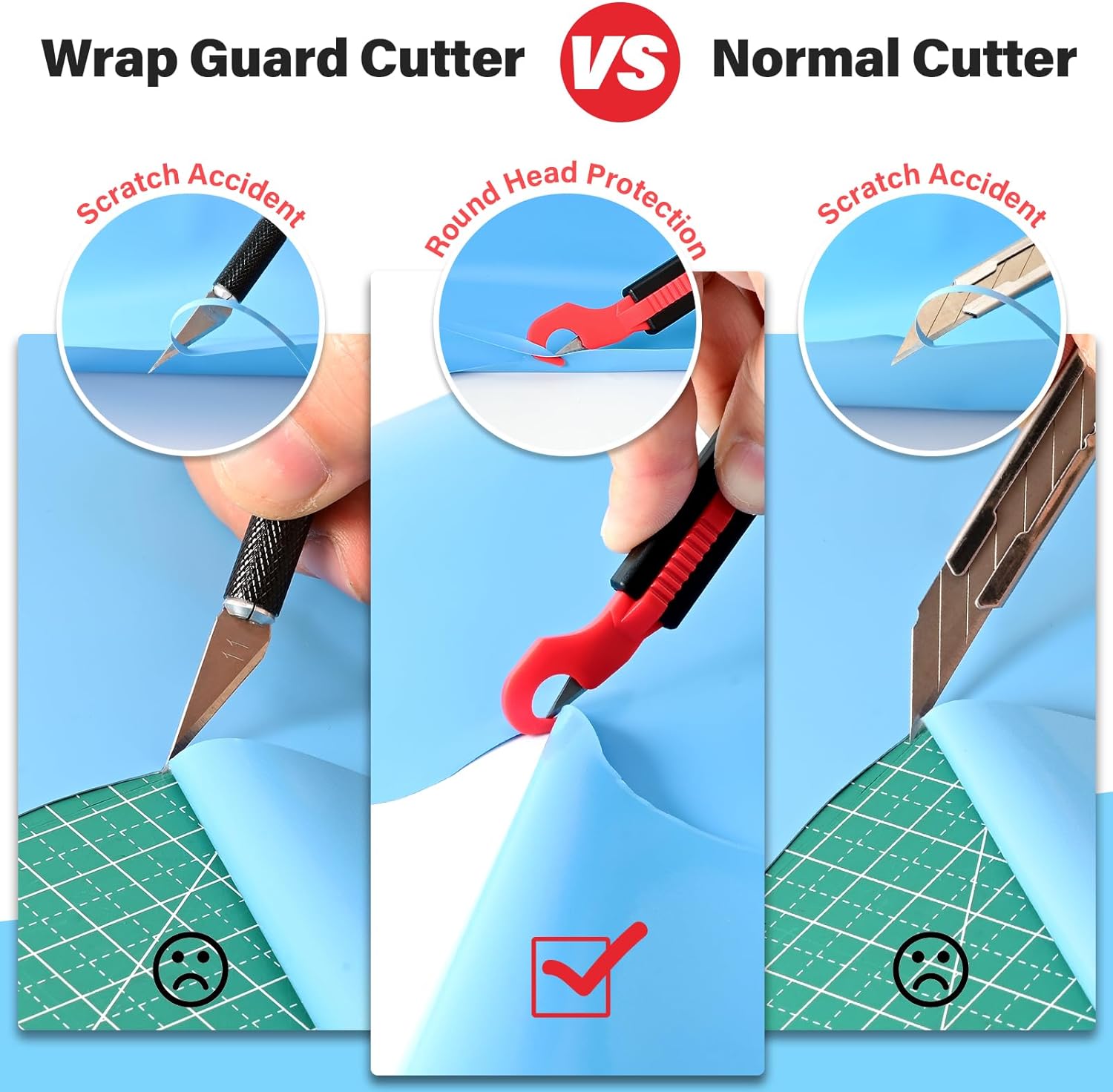 EHDIS 2pcs Safety Guard Cutter - огляд і ціна Art Craft Knife