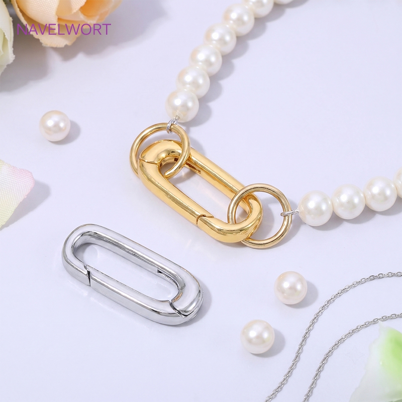 1/2/4Pcs 18K Gold Plated Oval  - огляд і ціна Art Craft Diy