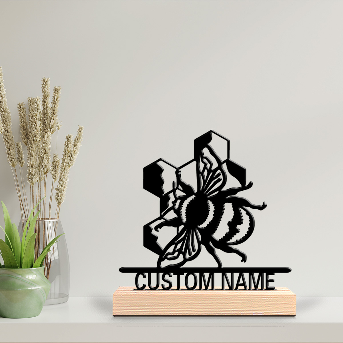 1pc Simple bee Custom Name Met - огляд і ціна Art Craft Simple