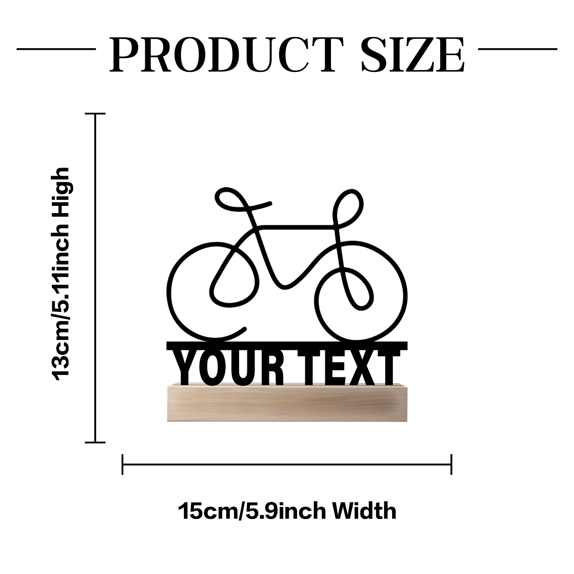 1pc Simple bicycle bike Custom - огляд і ціна Art Craft Simple