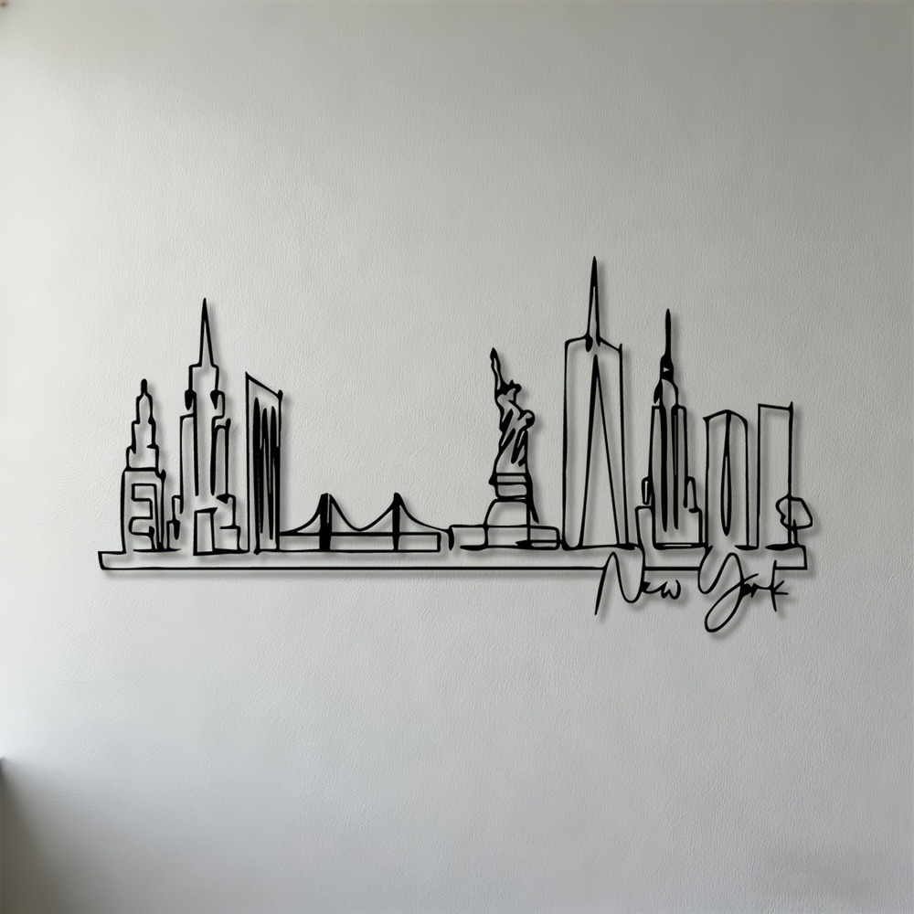 CIFBUY Metal Wall Art NYC Skyl - огляд і ціна Art Craft Nyc