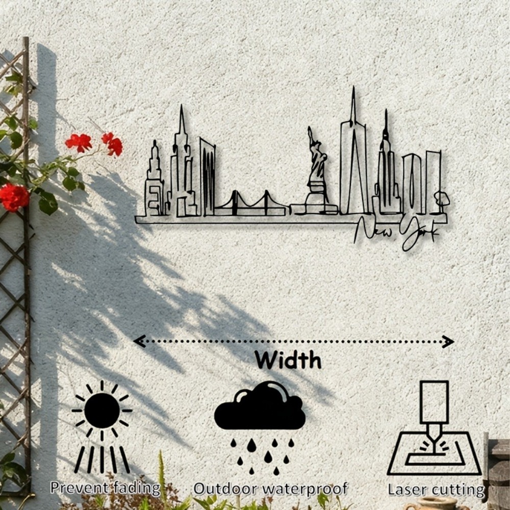 CIFBUY Metal Wall Art NYC Skyl - огляд і ціна Art Craft Nyc