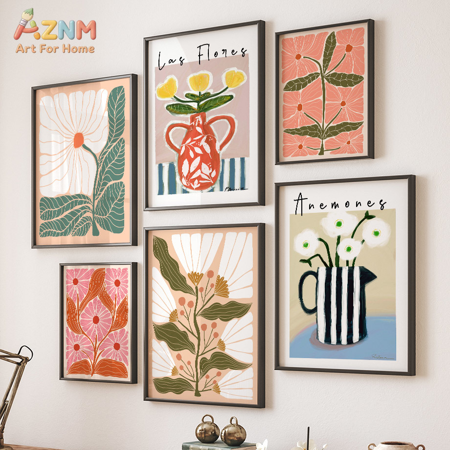AZNM Boho Floral Canvas Wall A - огляд і ціна Art Craft Butterfly