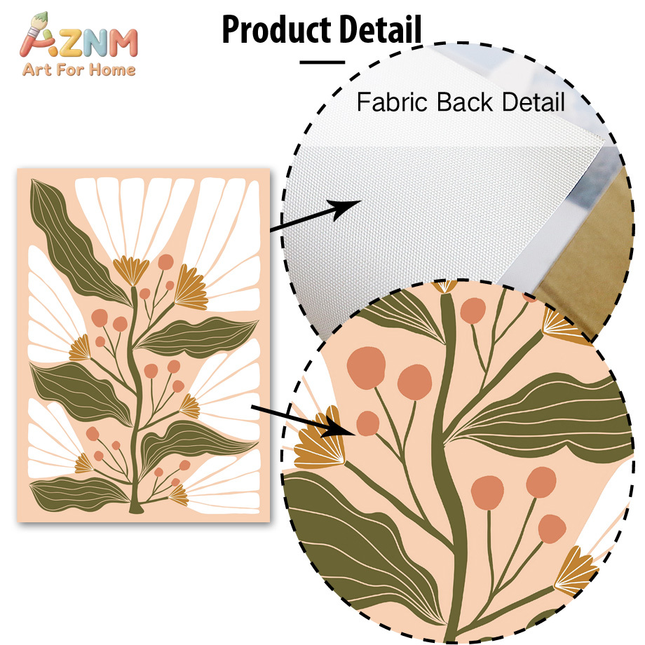 AZNM Boho Floral Canvas Wall A - огляд і ціна Art Craft Butterfly