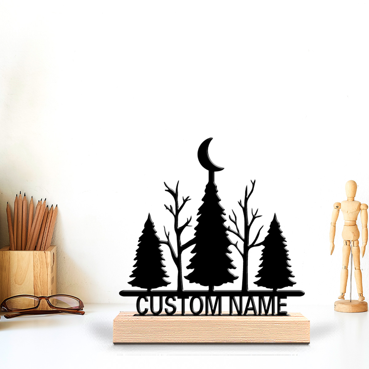 1pc Minimalist moon tree Custo - огляд і ціна Art Y Craft