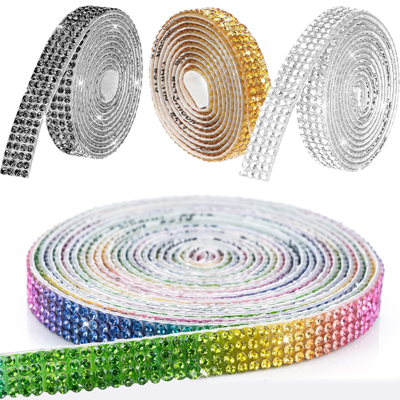 4 Row Rhinestone Ribbon Roll D - огляд і ціна Art Craft 2 Year Olds