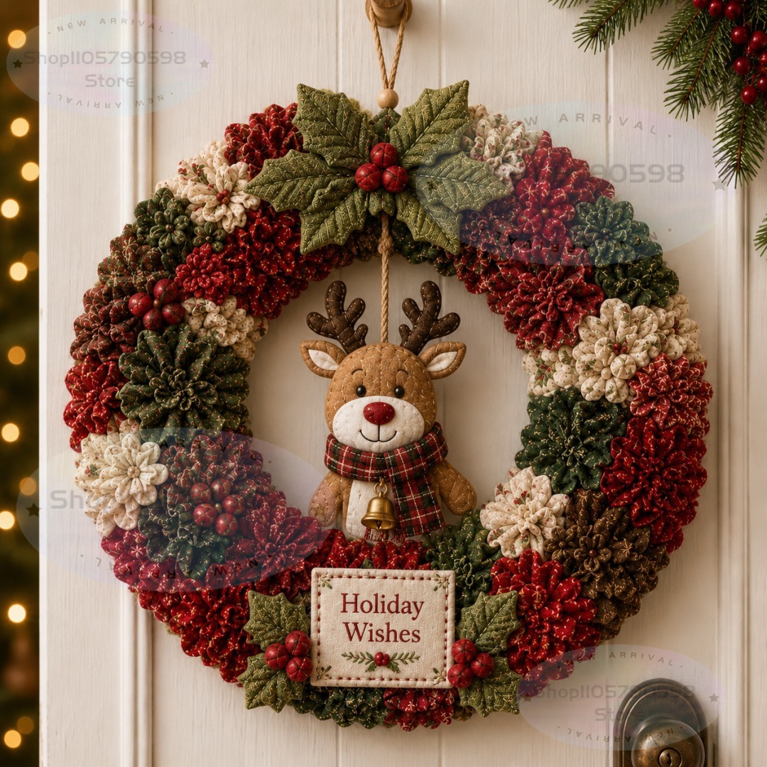 3D Fabric Poke Wreath DIY Kit, - огляд і ціна Art Craft Diy