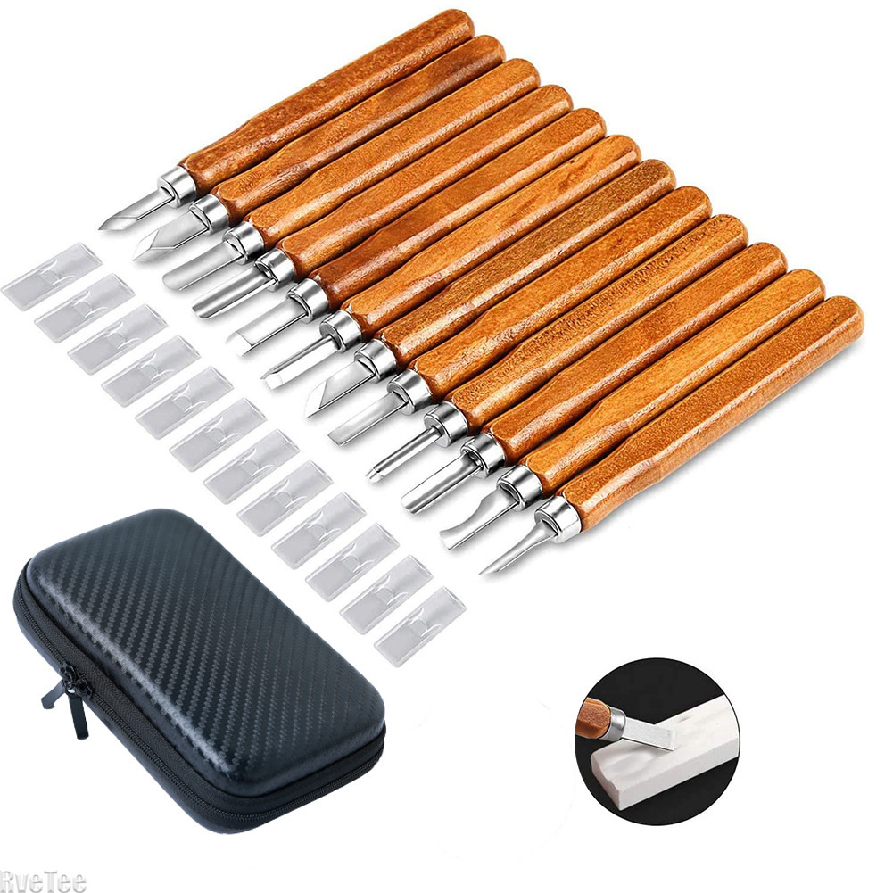 12Pcs SK2 Woodworking Carving  - огляд і ціна Art Craft Knife