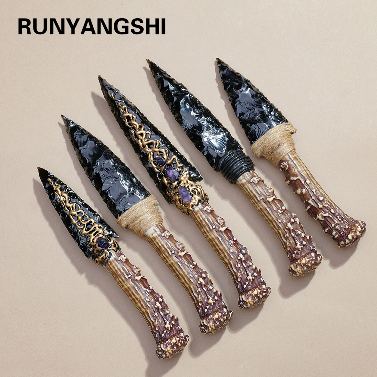 1PC Crystal Obsidian model | N - огляд і ціна Art Craft Knife
