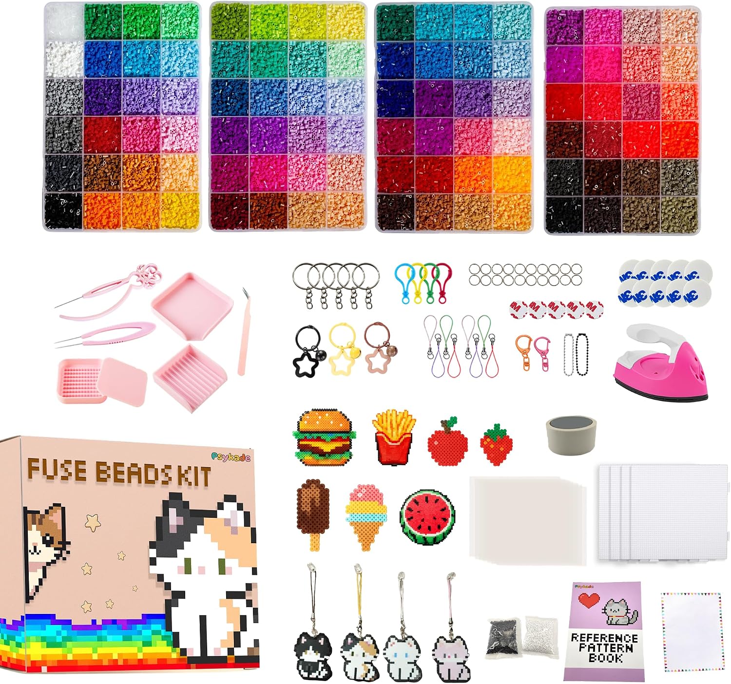 Fuse Beads Kit-Easy DIY-96 Col - огляд і ціна Art Craft Diy