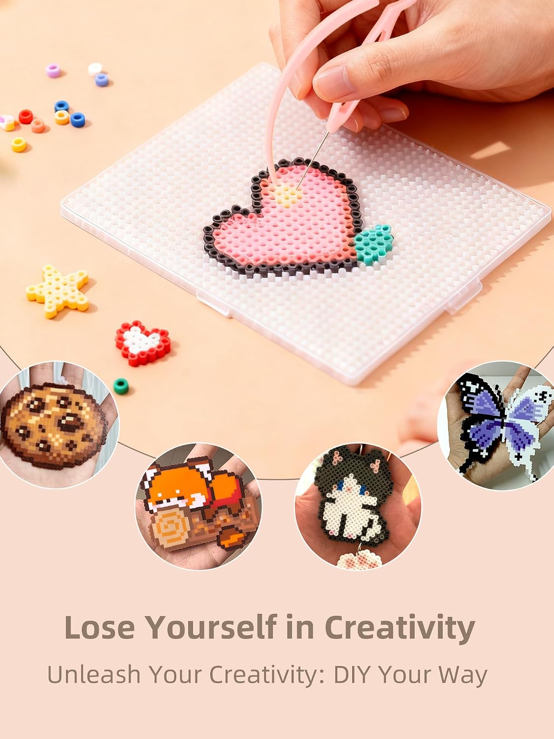 Fuse Beads Kit-Easy DIY-96 Col - огляд і ціна Art Craft Diy
