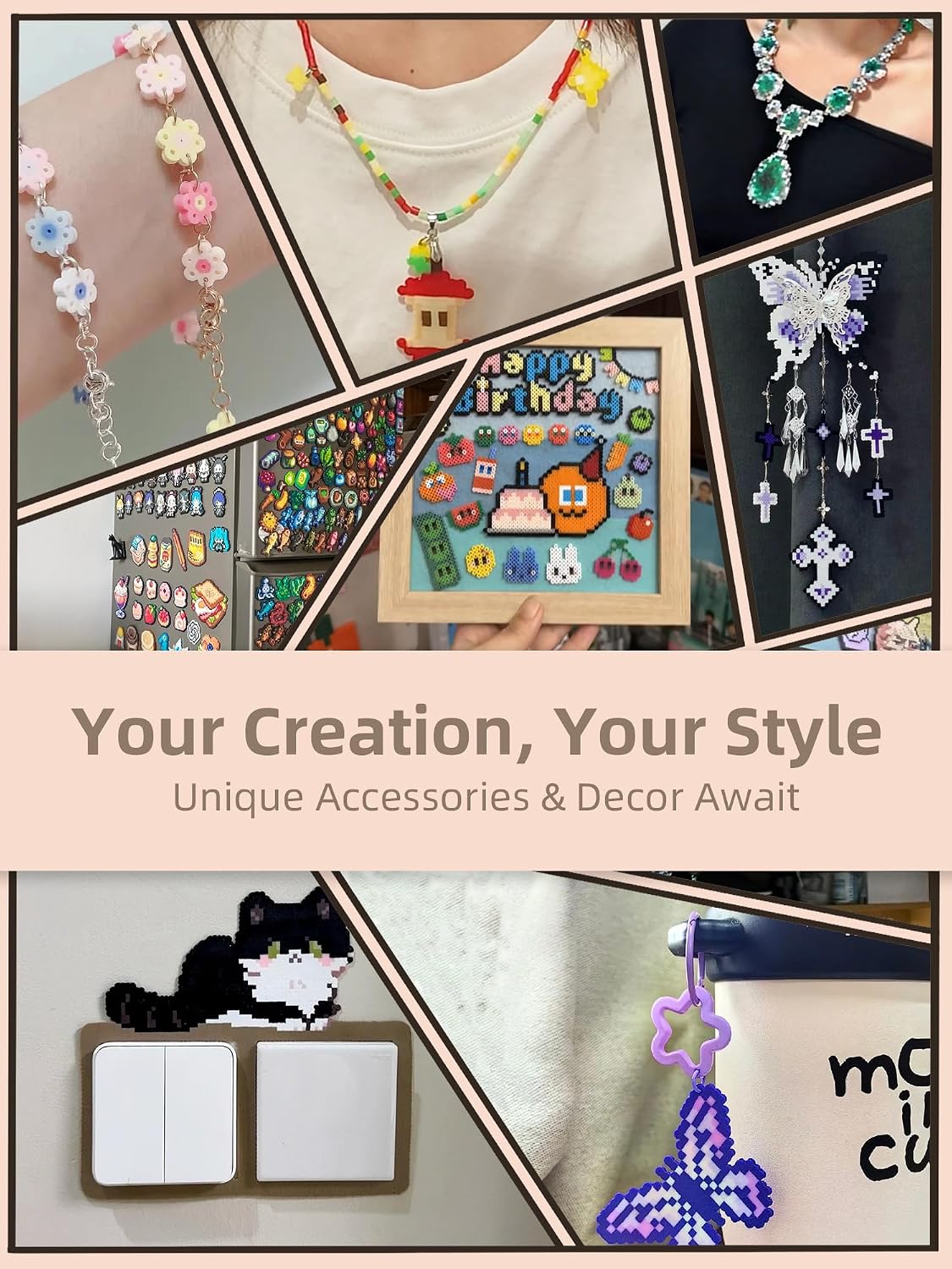 Fuse Beads Kit-Easy DIY-96 Col - огляд і ціна Art Craft Diy